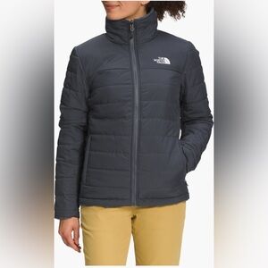 The North Face Mossbud Reversible Water Repellent Jacket size Large color Gray